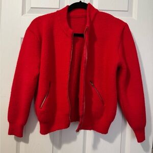 SHEIN Red Women's Cardigan Sweater
